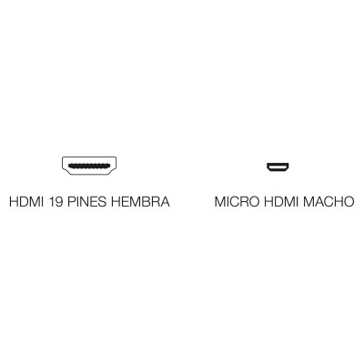 Adaptador de HDMI hembra a Micro HDMI macho - CON170N