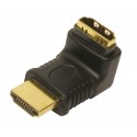 Adaptador HDMI macho-hembra acodado - CON149
