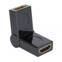 Adaptador HDMI hembra - hembra con rotación 180º - CON168