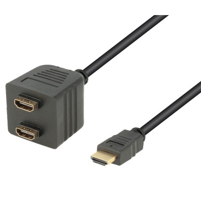 Adaptador HDMI macho a 2 HDMI hembra - CON157