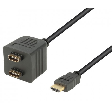 Adaptador HDMI macho a 2 HDMI hembra - CON157