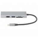 Adaptador 5 en 1 HUB USB-C a USB, HDMI y lector de tarjetas - WIR1765