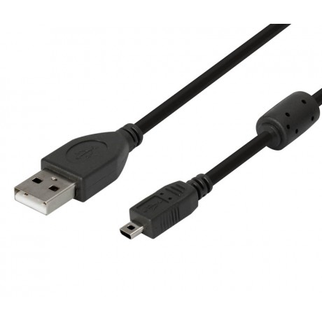 Conexión USB-A 2.0 macho a Nikon 8 pin macho - WIR094