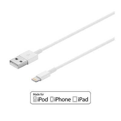 Conexión USB-A 2.0 a Lightning iPhone, carga y datos 2.0m - WIR961