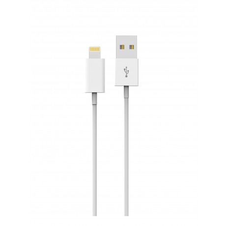 Cable de Datos iPhone bañado en oro Alta velocidad Blanco - K3018