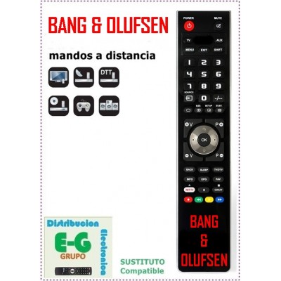 BANG & OLUFSEN Mando a Distancia sustituto del original