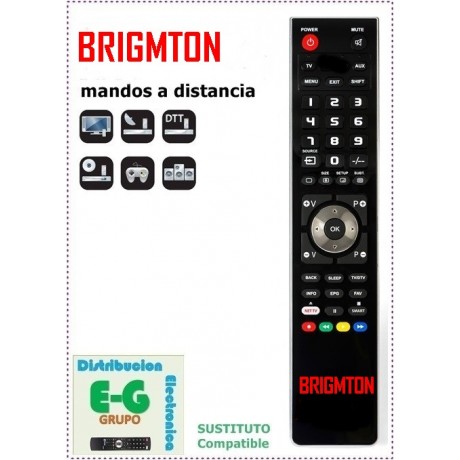 BRIGMTON Mando a Distancia sustituto del original