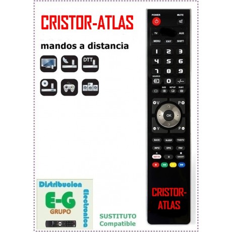CRISTOR-ATLAS Mando a Distancia sustituto del original