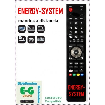 ENERGY-SYSTEM Mando a Distancia sustituto del original