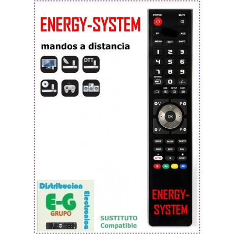 ENERGY-SYSTEM Mando a Distancia sustituto del original