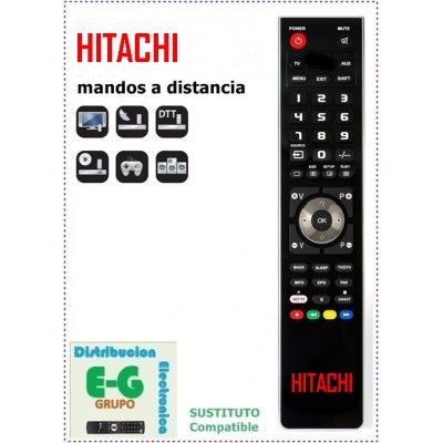 HITACHI Mando a Distancia sustituto del original