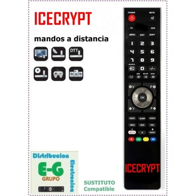 ICECRYPT Mando a Distancia sustituto del original