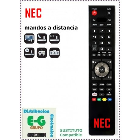 NEC Mando a Distancia sustituto del original