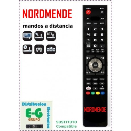 NORDMENDE Mando a Distancia sustituto del original