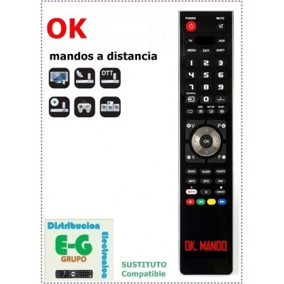 OK. Mando a Distancia sustituto del original