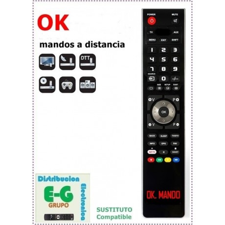 OK. Mando a Distancia sustituto del original