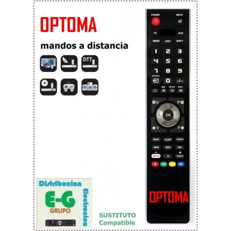 OPTOMA Mando a Distancia sustituto del original