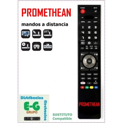 PROMETHEAN Mando a Distancia sustituto del original