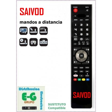 SAIVOD Mando a Distancia sustituto del original
