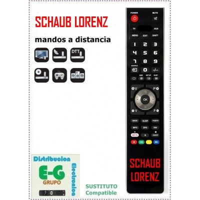 SCHAUB LORENZ Mando a Distancia sustituto del original