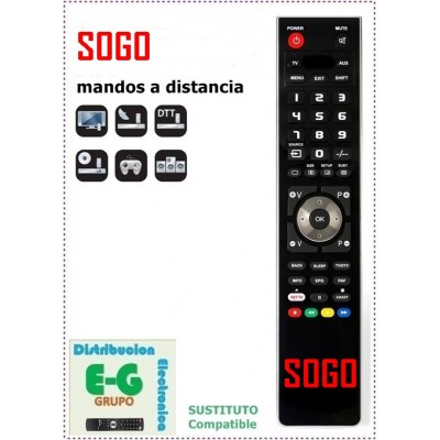 SOGO Mando a Distancia sustituto del original