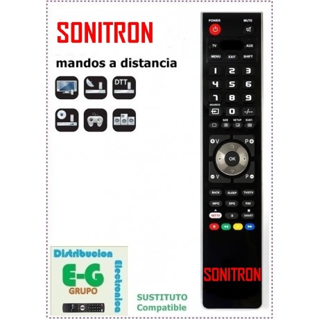 SONITRON Mando a Distancia sustituto del original
