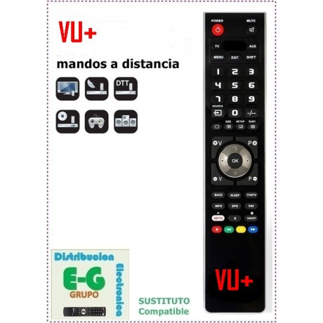 VU+ Mando a Distancia sustituto del original
