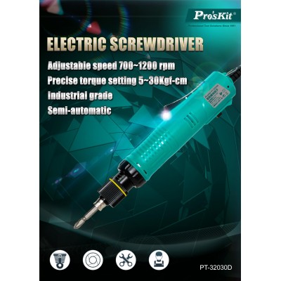 PT-32030F Destornillador eléctrico de velocidad variable de Proskit