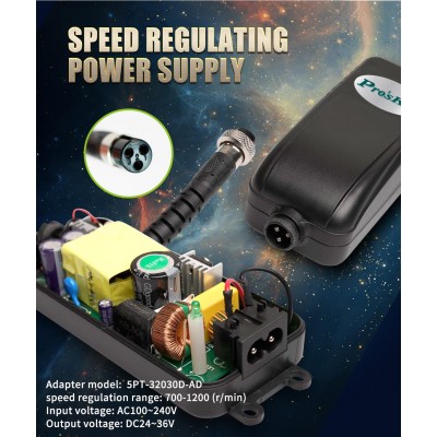 PT-32030F Destornillador eléctrico de velocidad variable de Proskit