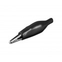 Pinza de cocodrilo aislada negra de 46mm CON611