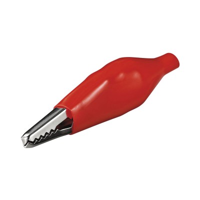 Pinza de cocodrilo aislada roja de 38mm - (50 unidades) CON610