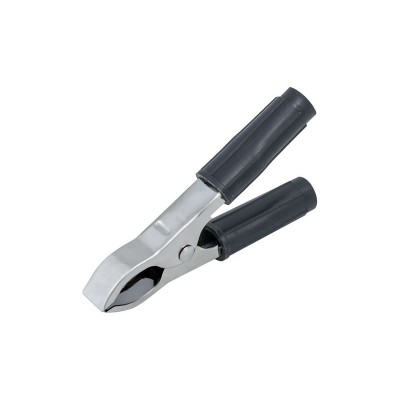Pinza de cocodrilo negra de 80mm, 15A - (20 unidades) CON615