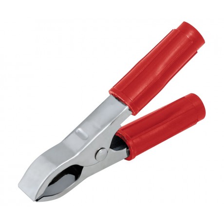 Pinza de cocodrilo roja de 105mm, 50A - (10 unidades) CON618