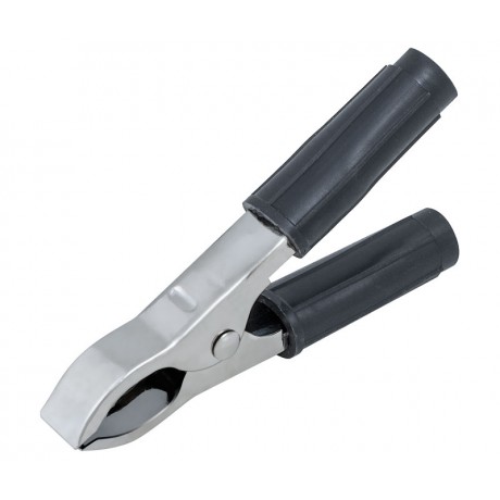 Pinza de cocodrilo negra de 105mm, 50A - (10 unidades) CON619