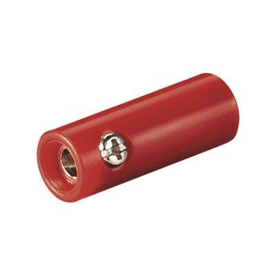Banana hembra de 4.0mm roja (bolsa 25 unidades) - CON630