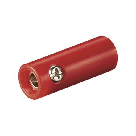 Banana hembra de 4.0mm roja (bolsa 25 unidades) - CON630