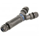 Conector derivador eléctrico estanco IP68 en Y, 3 vías (Bolsa 2 unidades) - CON5212