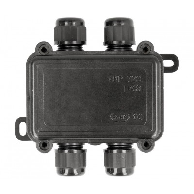 Caja para empalmes y derivaciones eléctricas IP68, 4 vías (Bolsa 2 unidades) - BOX1002