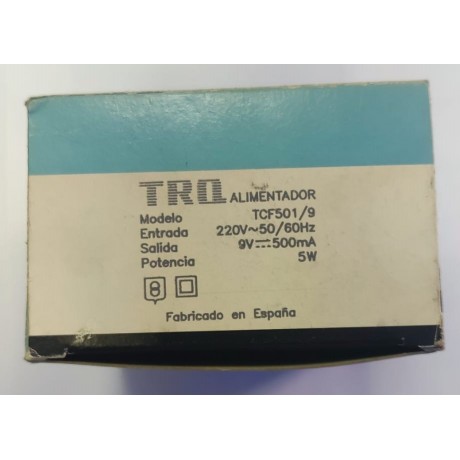 Alimentador 9V, 500 mAh, 5W - TCF501/9