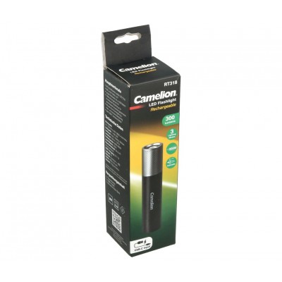 RT318 Linterna recargable de alta potencia 1 LED 3W 300Lm