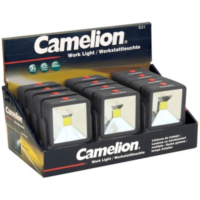 Expositor de 12 linternas de trabajo 3W 200 lumens S31-D12