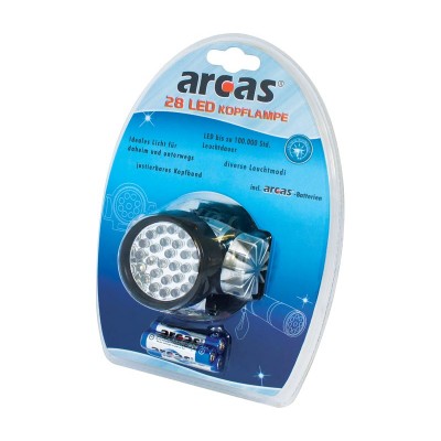 LIN062 Linterna de Diadema para cabeza 28 LED