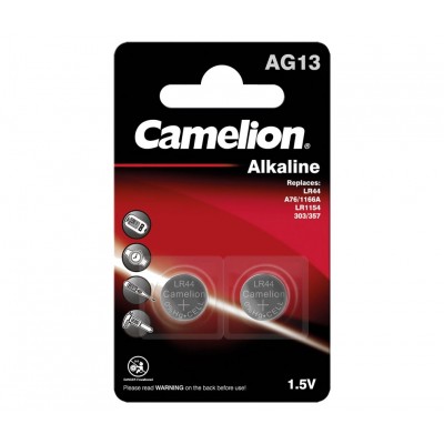 Pila alcalina de botón AG13, LR44 de Camelion - PAL177