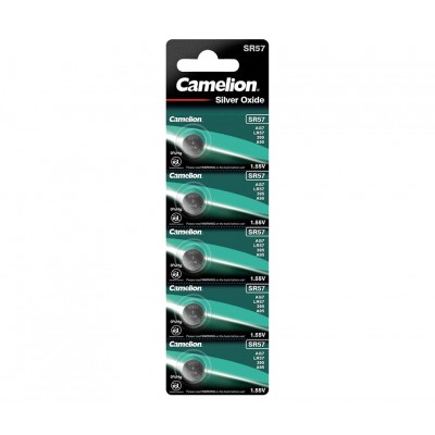Pila de botón para Reloj de Oxido de Plata SR57W de Camelion