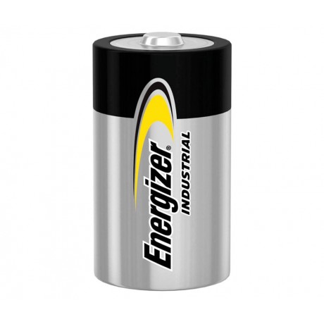 Pila alcalina ENERGIZER Industrial LR20, MONO D (Caja de 12 unidades)