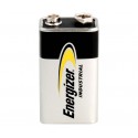 Pila alcalina ENERGIZER Industrial 9V, E BLOCK,6LR61 (Caja de 12 unidades)