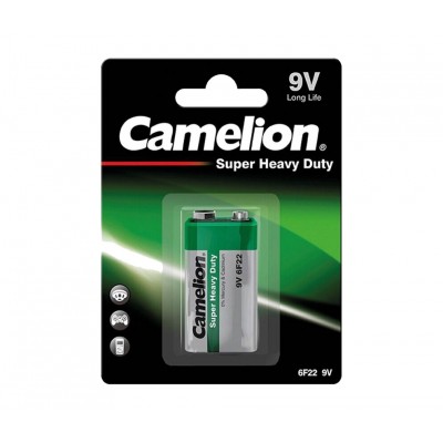 Pila Salina 6F22, 9V de Camelion