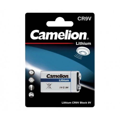 Pila Litio 9V, 1200mAh de Camelion