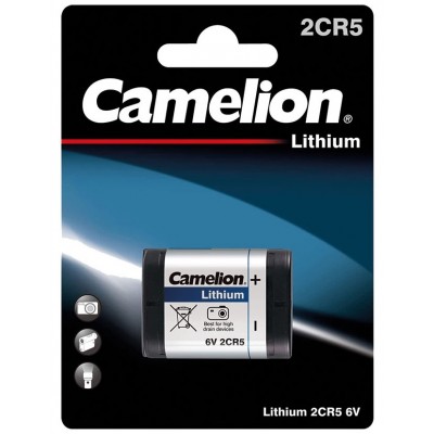Pila Litio para Fotografía 2CR5M, 2CR5 de Camelion