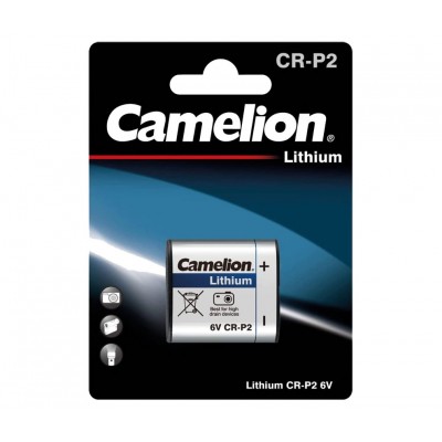 Pila Litio para Fotografía CRP2, CRP2P, DL233, 6.0V de Camelion